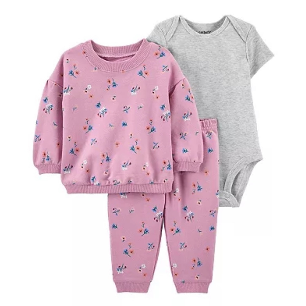 Carter’s Floral Sweatshirt Set
